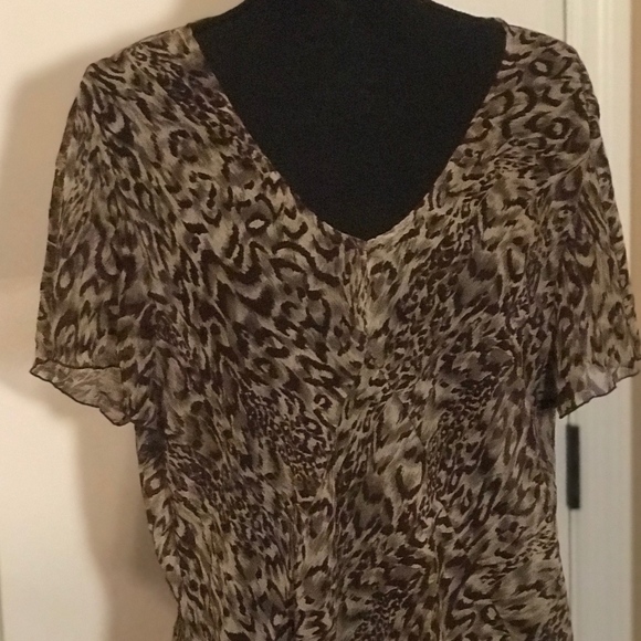 Kaelyn Max-II Womens Size 1X Blouse - Picture 2 of 4
